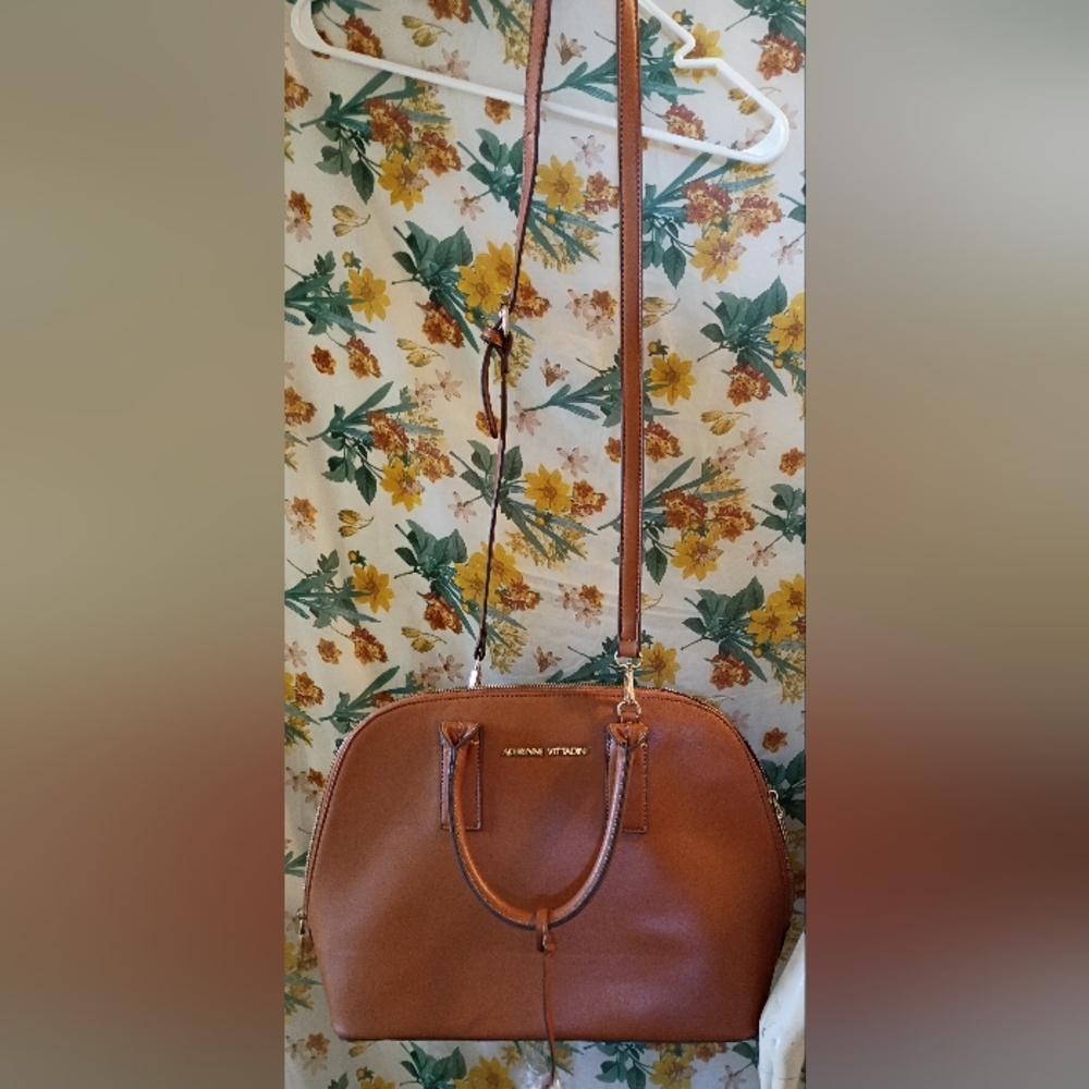 Adrienne Vittadini Tan Crossbody Bag